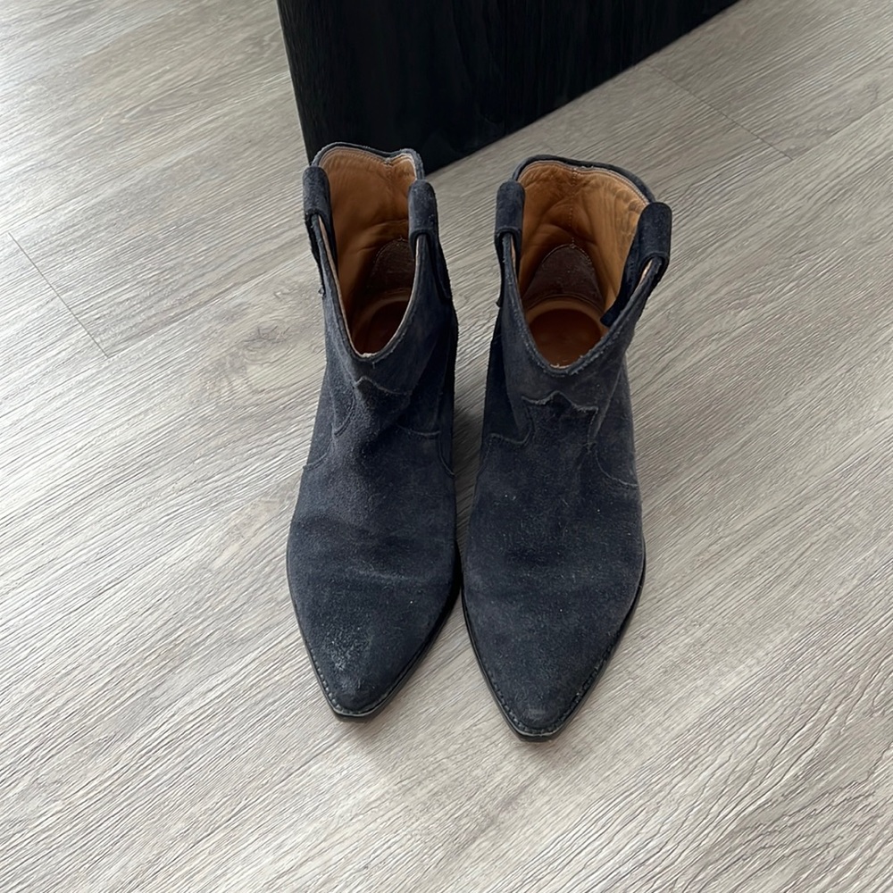 Isabel Marant suede western boots